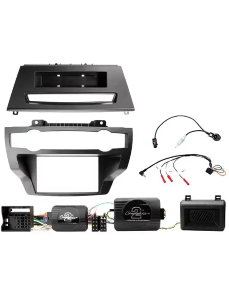 BMW X5 en X6 radio inbouw-kit 2-din voor basis Hifi systeem