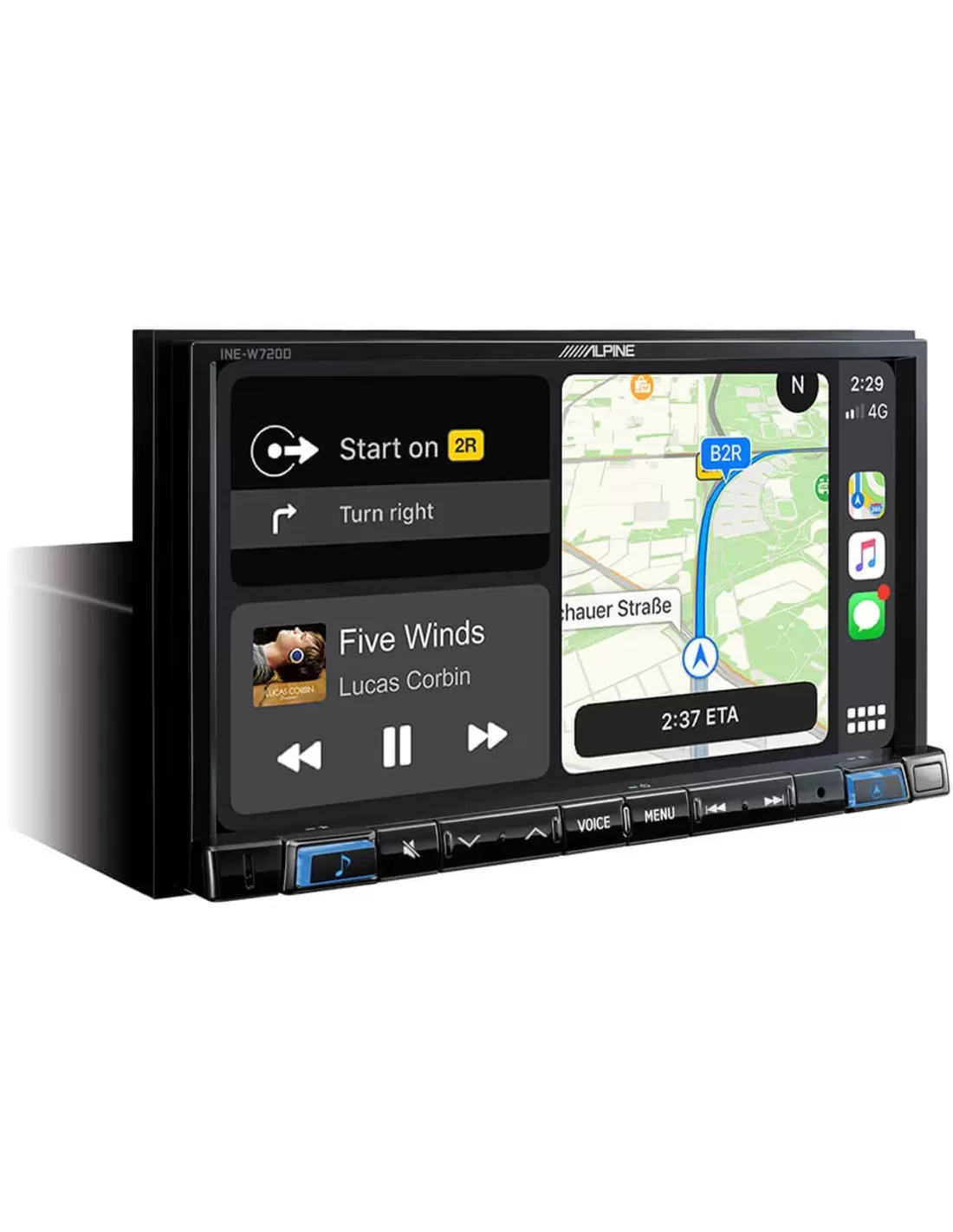 Bermad Vulgariteit Gunst Alpine INE-W720DC 7" Truck Navigatie met Apple Carplay, Android Auto en DAB+