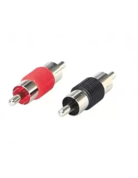RCA connector male 1x red/1x black